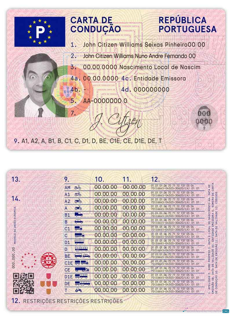download Portugal driving license